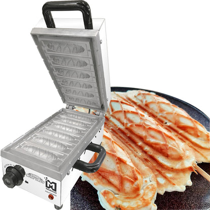 Maquina de Crepe Suíço Palito 6 crepes Profissional