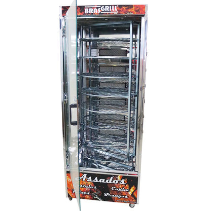 Maquina de Assar Frango e Carne Brasgrill 64 Frangos