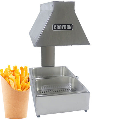 Conservador de Frituras Elétrico Profissional 2 Cubas para 4kg CFD2