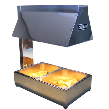 Conservador de Frituras Elétrico Profissional 2 Cubas para 4kg CFD2