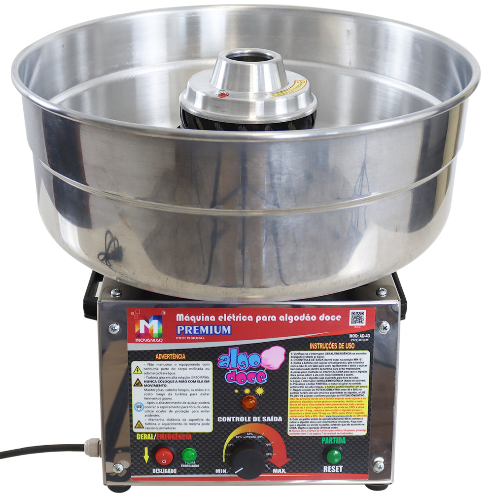 Maquina de Algodão Doce Profissional Alta Produção