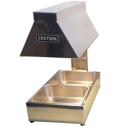 Conservador de Frituras Elétrico Profissional 2 Cubas para 4kg CFD2