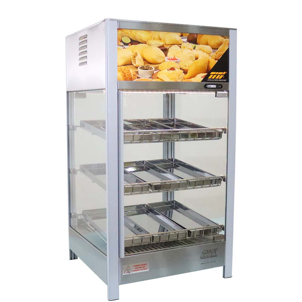 Estufa Salgado Vapor Abre Frente 9 Bandejas Titã