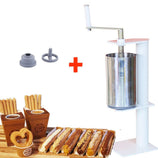 Masseira de Churros Fuso Profissional Branca Modelo Tubo