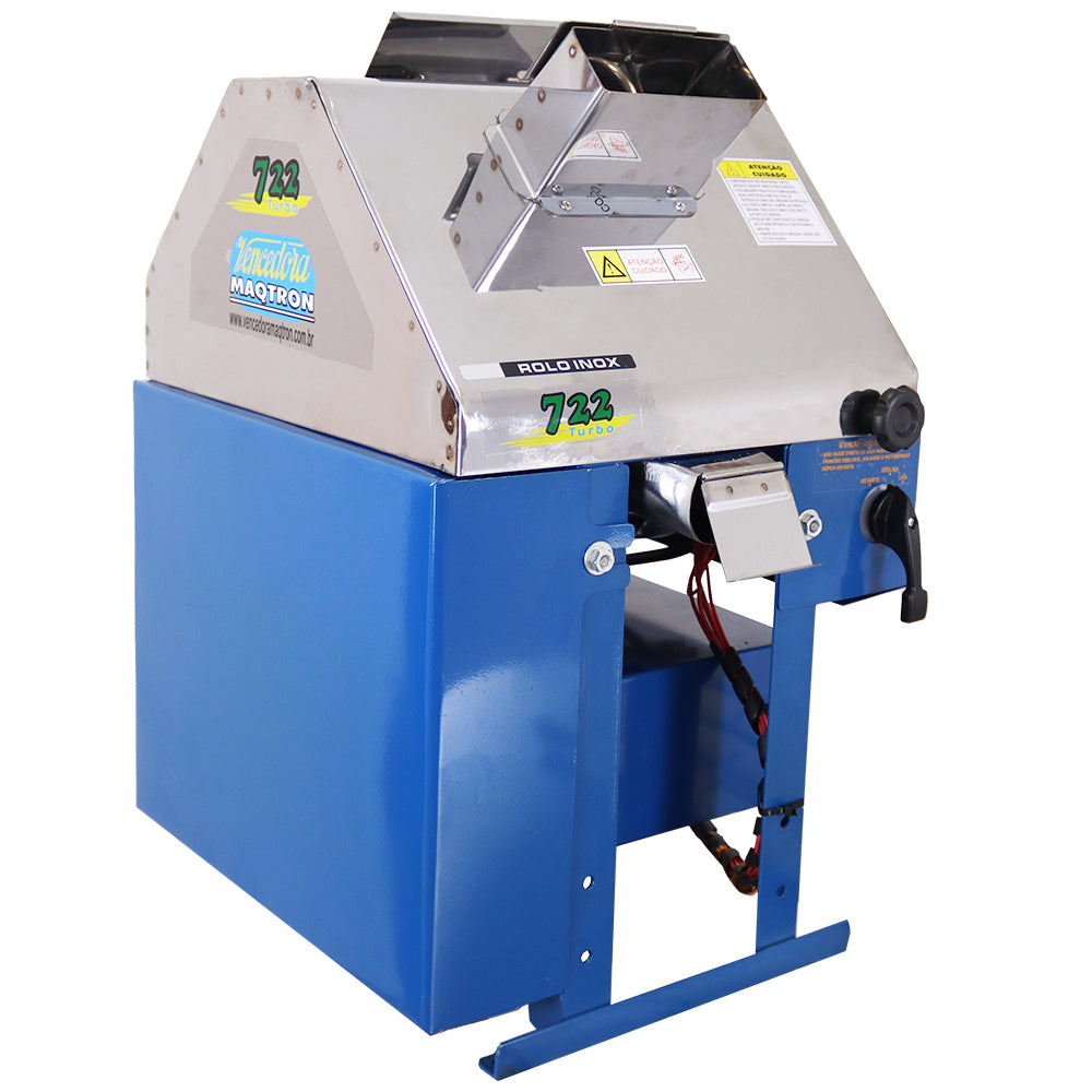 Moedor de Cana Elétrico 200 Litros Rolo de Inox