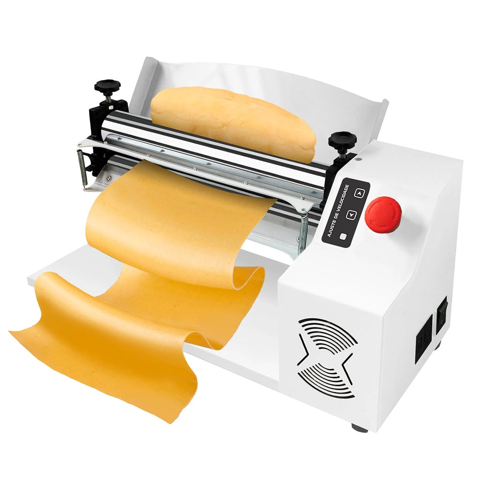 Cilindro Elétrico Com Ajuste Velocidade 40cm Massa Bivolt Pão Pizza Pastel