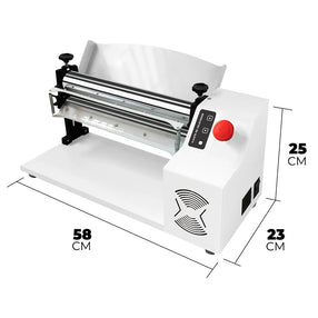 Cilindro Elétrico Com Ajuste Velocidade 40cm Massa Bivolt Pão Pizza Pastel