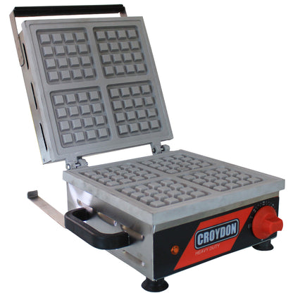 Maquina de Waffle Quadrada Profissional Croydon