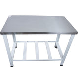 Mesa Inox 120cm X 65cm X 90cm Cozinha Industrial