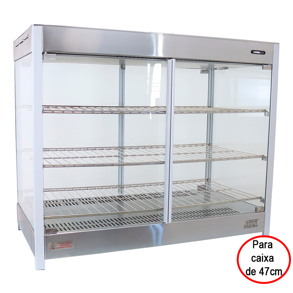 Estufa Delivery Caixa até 47cm Entrega Quente 90°c Profissional