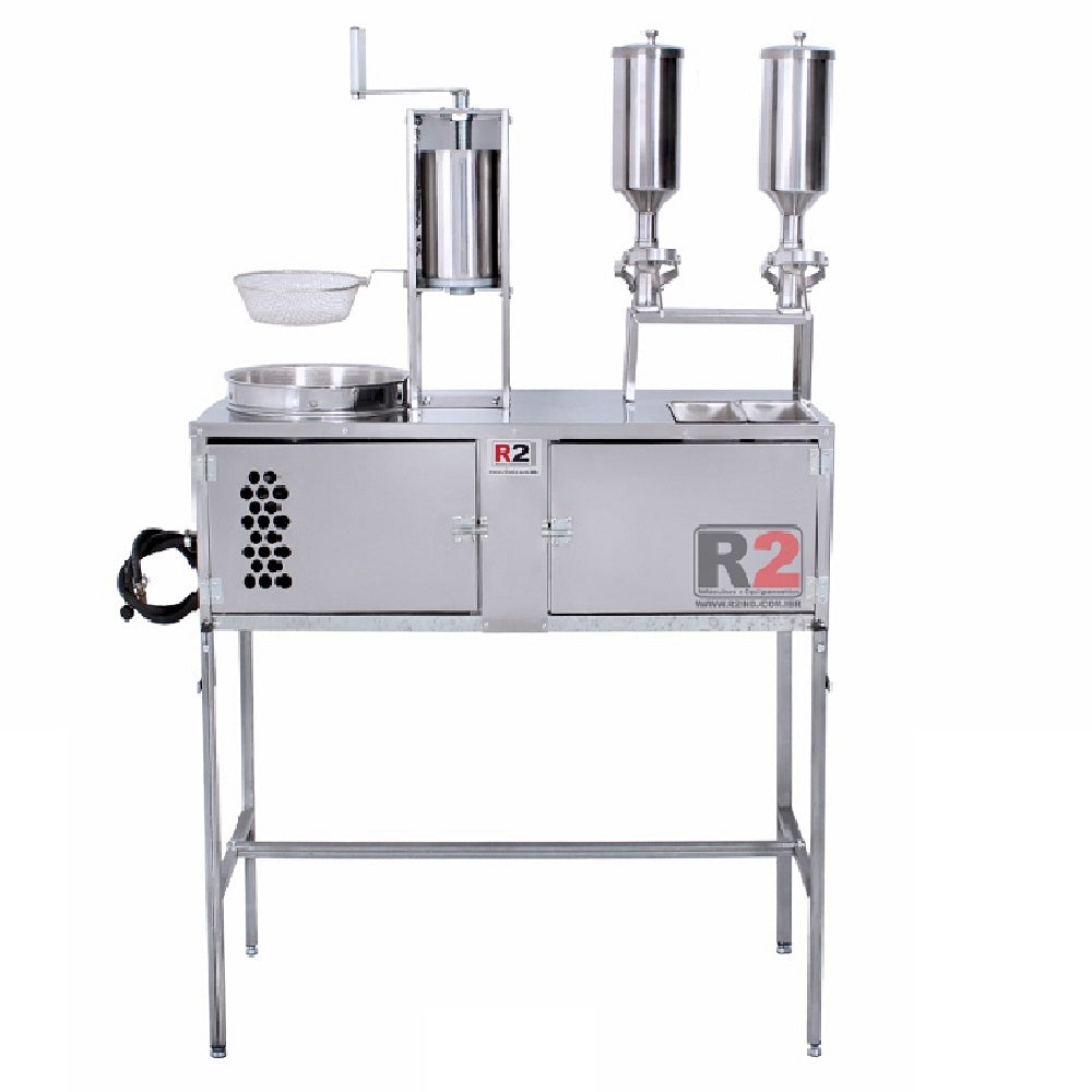 Mesa de Churros Completa com Masseira Fuso Inox