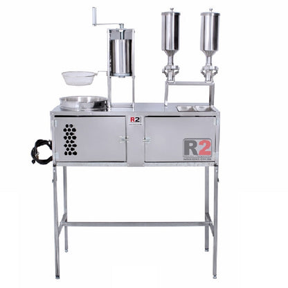 Mesa de Churros Completa com Masseira Fuso Inox
