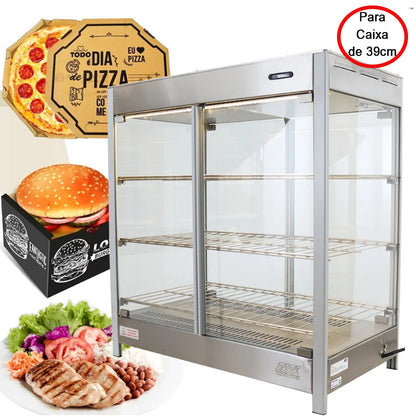 Estufa Delivery Caixa até 39cm Entrega Quente 90°c Profissional