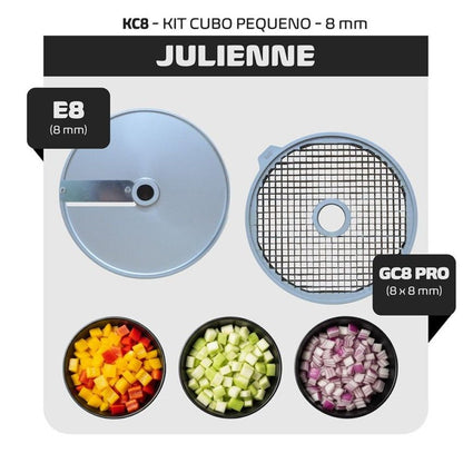 Grade Cubo e Discos Vinagrate, Frutas, Legumes PA7 Pro