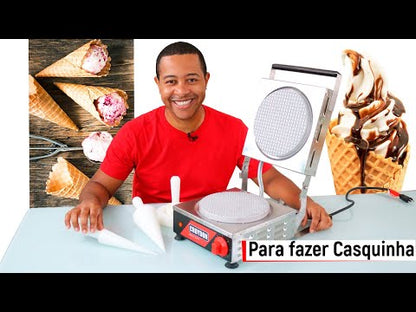 Maquina de Casquinha de Sorvete Profissional Croydon MCSS