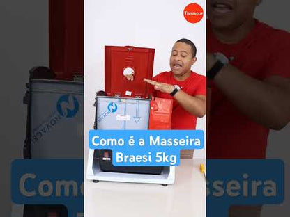 Masseira 5kg Pão, Pizza, Salgados Semi Rápida Basculante Braesi