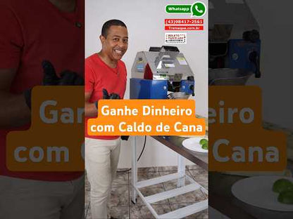 Moedor de Cana Elétrico 200 Litros Rolo de Inox