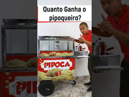 Carrinho de Pipoca Pronto para Trabalhar